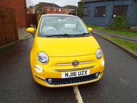 Used Fiat 500 Lounge 69 HP (50 kW) 2016 Yellow Hatchback