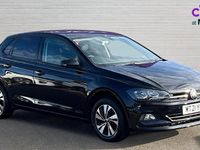 Used VW Polo Match 95 HP (69 kW) 2021 Black Hatchback