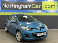 Used Mazda 2 84 HP (61 kW) 2011 Blue Hatchback