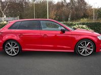Used Audi S3 Sportback Black Edition 306 HP (225 kW) 2018 Red Hatchback