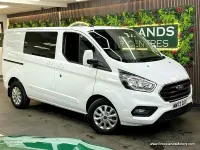 Used Ford Transit Custom Limited 130 HP (95 kW) 2023 White Van
