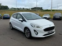 Used Ford Fiesta Trend 125 HP (91 kW) 2021 Frozen white Hatchback