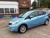 Used Nissan Note Acenta Premium 80 HP (58 kW) 2017 Blue Hatchback