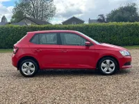 Used Skoda Fabia SE 90 HP (66 kW) 2015 Red Hatchback
