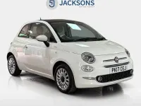 Used Fiat 500 Lounge 69 HP (50 kW) 2017 White Hatchback