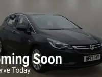Used Vauxhall Astra Design Edition 105 HP (77 kW) 2017 Black Hatchback