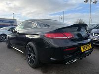Used Mercedes C220 AMG line 2018 Obsidian black Coupe