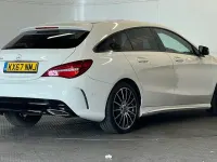 Used Mercedes CLA200 Shooting Brake AMG line 136 HP (100 kW) 2017 White Estate
