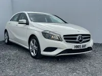 Used Mercedes A180 Sport Edition 122 HP (89 kW) 2015 White Hatchback