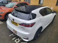 Used Lexus CT200h Sport Line 136 HP (100 kW) 2016 White/black Hatchback