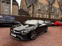 Used Mercedes CLA180 AMG Line Premium 136 HP (100 kW) 2019 Black Coupe