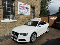 Used Audi A5 S-Line 190 HP (139 kW) 2016 White Coupe