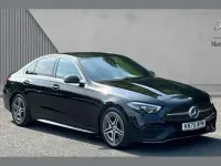 Used Mercedes C200 AMG line 200 HP (147 kW) 2025 Black Sedan