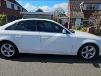 Used Audi A4 2013 White Sedan