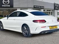 Usado Mercedes C200 AMG line 184 HP (135 kW) 2019 Branco Coupé