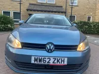 Used VW Golf VII SE 122 HP (89 kW) 2013 Blue Hatchback