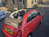 Used Fiat 500C Lounge 86 HP (63 kW) 2016 Orange Cabriolet