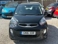 Used Kia Picanto 65 HP (47 kW) 2016 Black Hatchback