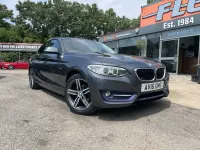 Used BMW 218 Sport Line 136 HP (100 kW) 2016 Grey Coupe