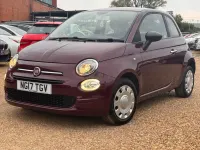Używany Fiat 500 Pop 69 KM (50 kW) 2017 Czerwony Hatchback