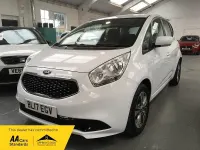 Used Kia Venga 90 HP (66 kW) 2017 White Hatchback
