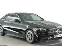 Used Mercedes C200 AMG line 221 HP (162 kW) 2025 Black Sedan