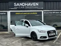 Used Audi A1 Sportback Black Edition 150 HP (110 kW) 2017 White Hatchback