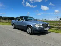 Used Mercedes E320 1993 Blue Cabriolet