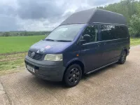 Used VW T5 130 HP (95 kW) 2005 Blue Van