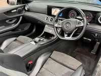 Used Mercedes E220 AMG line 194 HP (142 kW) 2017 Black Cabriolet