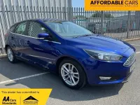 Used Ford Focus Zetec 2016 Blue Hatchback