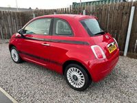 Used Fiat 500 Pop 69 HP (50 kW) 2009 Red Hatchback