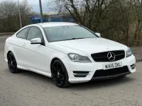Used Mercedes C250 Sport Edition 2015 White Coupe