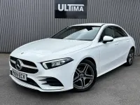 Used Mercedes A180 AMG line 114 HP (83 kW) 2019 White Sedan