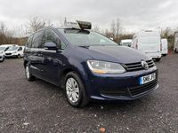 Used VW Sharan SE 150 HP (110 kW) 2016 Blue MPV