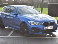 Used BMW 118 M Sport 136 HP (100 kW) 2017 Blue Hatchback