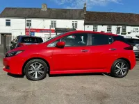 Used Nissan Leaf Acenta 110 kW (150 HP) 2021 Red Hatchback