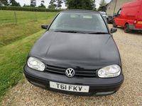 Used VW Golf Cabriolet S 1999 Black Cabriolet