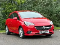 Used Vauxhall Corsa SRi 101 HP (74 kW) 2016 Red Hatchback