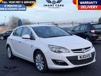 Used Vauxhall Astra Elite 2013 White Hatchback