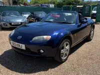 Used Mazda MX5 160 HP (117 kW) 2008 Blue Cabriolet
