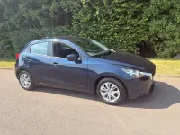 Used Mazda 2 75 HP (55 kW) 2016 Blue Hatchback