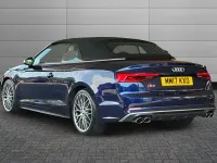 Used Audi S5 Cabriolet Design 349 HP (256 kW) 2017 Navarra blue Cabriolet