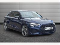 Used Audi A3 Black Edition 150 HP (110 kW) 2024 Blue Hatchback