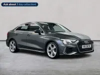 Used Audi A3 S-Line 110 HP (80 kW) 2021 Grey Sedan