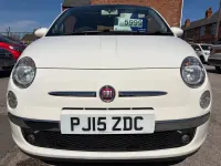 Used Fiat 500 Lounge 69 HP (50 kW) 2015 White Hatchback