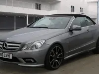 Used Mercedes E200 2010 Silver Cabriolet