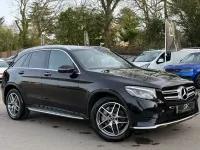 Used Mercedes GLC220 AMG Line Premium 170 HP (125 kW) 2018 Black SUV