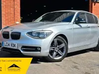 Used BMW 118 Sport Line 143 HP (105 kW) 2014 Silver Hatchback