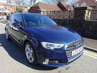 Used Audi A3 Sportback Sport 2019 Blue Hatchback